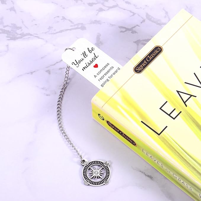 Farewell Gifts for Coworkers, Going Away Gifts for Coworkers Women Bookmark, Coworker Leaving Gifts for Women, Goodbye Gifts for Coworkers, Retirement Gift for Woman Men, Christmas Gifts for Coworkers