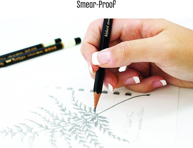 Tombow 51508 MONO Drawing Pencil, B, Graphite 12-Pack