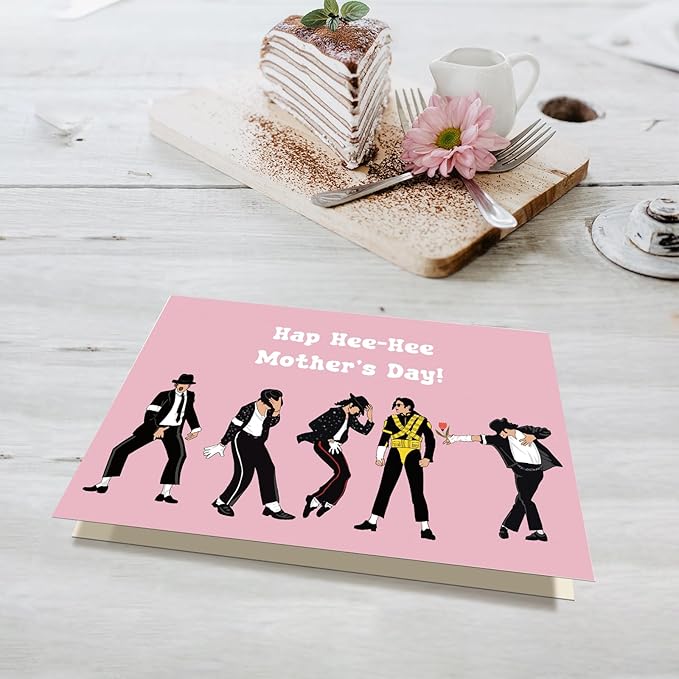 UUEFKTN Happy Mothers Day Card, Mothers Day Gift for Mom Grandma, Music Gift Merch Funny Mothers day Card from Son Daughter, Hap -Hee Hee Mothers Day