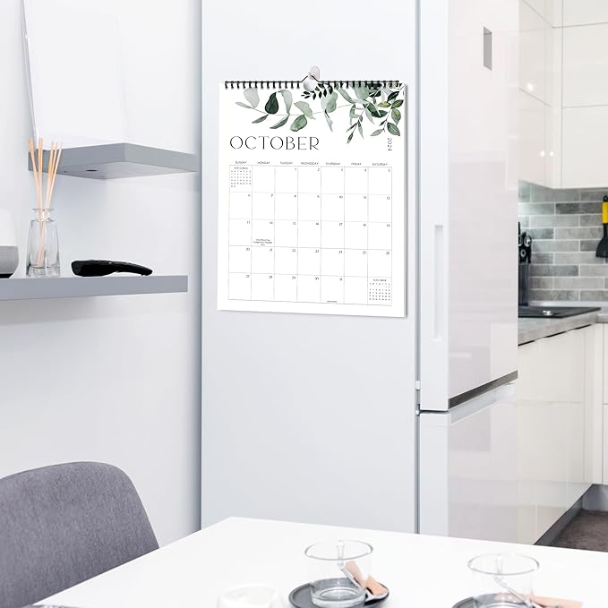 Aesthetic 2025 Wall Calendar - Runs from June 2024 Until December 2025 - The Perfect 2024-2025 Modern Greenery Calendar Planner for Easy Organizing