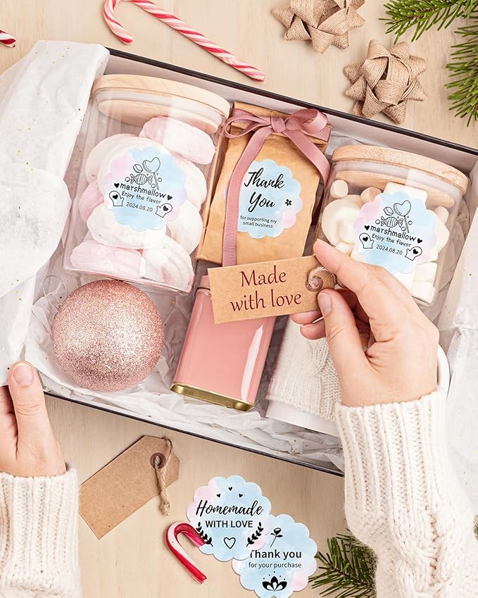 Phomemo 2” Color Circle Thermal Labels, Self-Adhesive Round Direct Sticker Label, Circular Thermal Printer Label for Logo Design, Commercial Grade Custom Stickers - 500PCS Labels/Roll