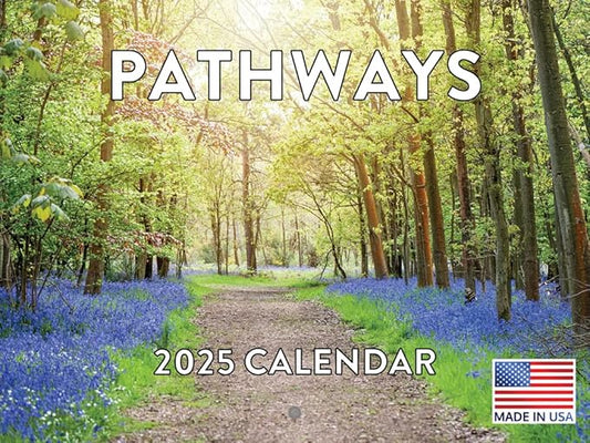 Pathway Nature Calendar 2025 Wall Calander Monthly 12 Month | American Made In The USA