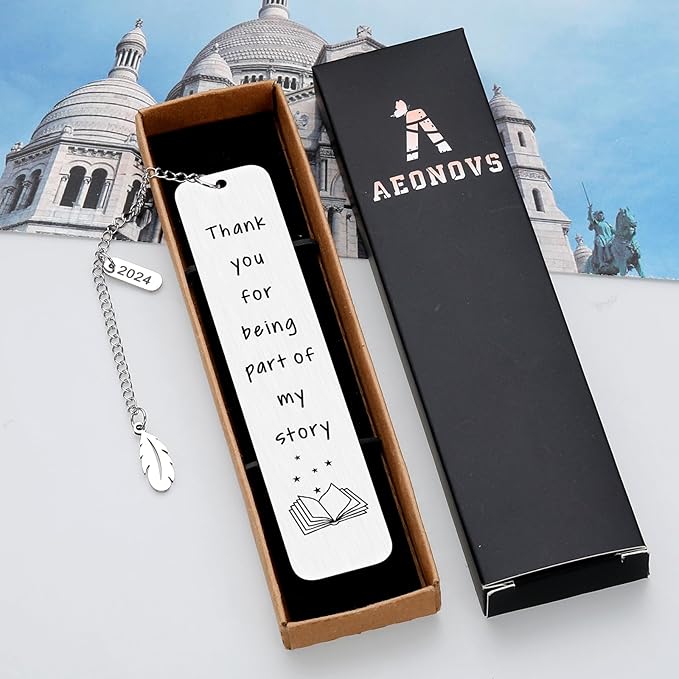 Christmas Teacher Gifts 2024 Thank You Appreciation Gift for Teacher Bookmark for Reading Women Teacher Bookmark End of Year Graduation Gift for Teacher Birthday Gift for Daycare Teacher