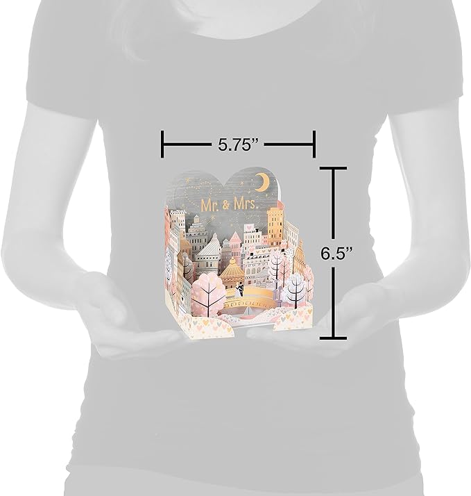 American Greetings Pop Up Wedding Card (Happily Ever After)