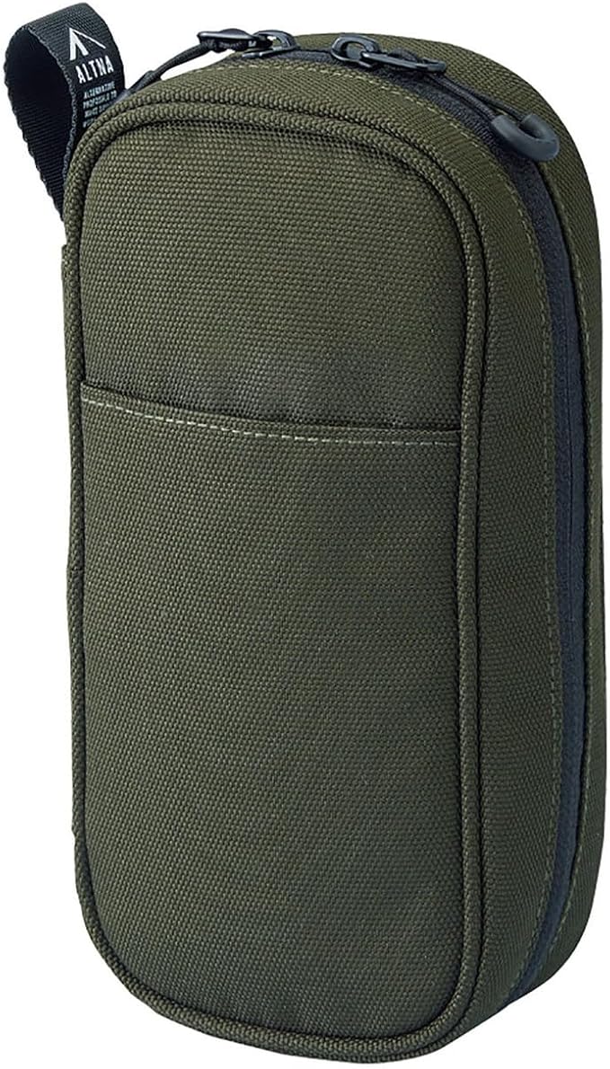 LIHIT LAB Gadget Pouch, 3.8 x 2.8 x 8.5, Army Green (A7764-22)