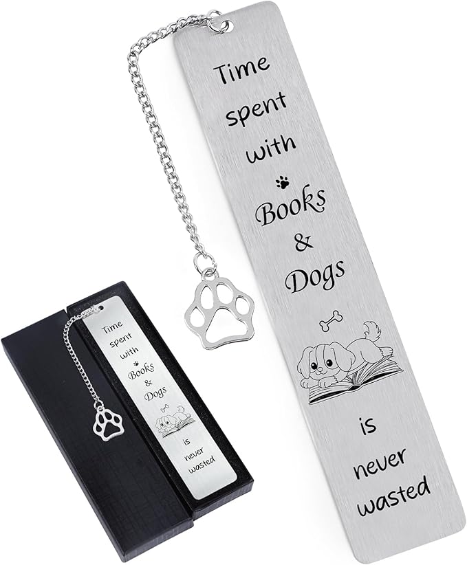 Bookmark Funny Dog Gift - Dog Mom Gifts Dog Lovers Gifts for Women Men Cool Gift for Dog Owner Dog Themed Gifts for Pet Owners Unique Birthday Thanksgiving Christmas Valentine Day Gifts