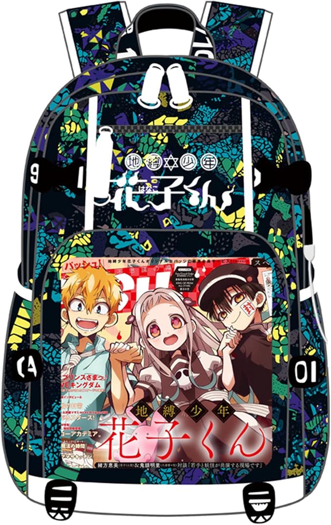 ISaikoy Anime Toilet Bound Hanako kun Backpack Satchel Bookbag Daypack School Bag Laptop Shoulder Bag Style4