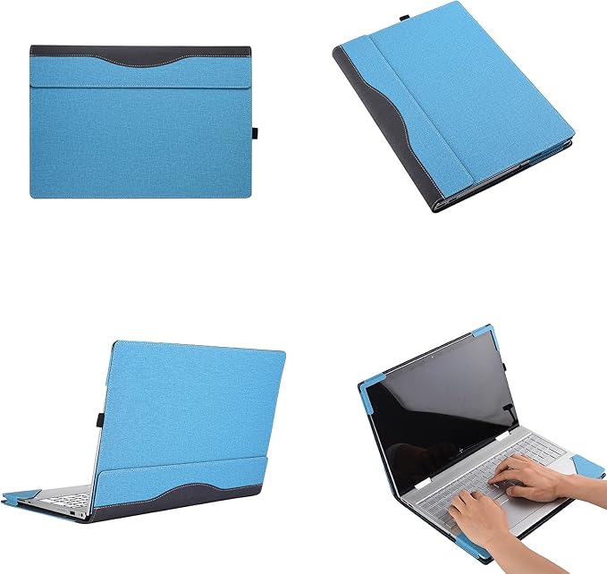 Laptop Sleeve for HP Spectre X360 16-f 16t-f Envy 16-h/Laptops HP 15z-ef2000 Touch optional/15 The 200 Touch /15-dy5097nr/15-dy2096nr / 15-bp 15-ds 15-dr Computer Bag (15.6inch, Sky Blue)