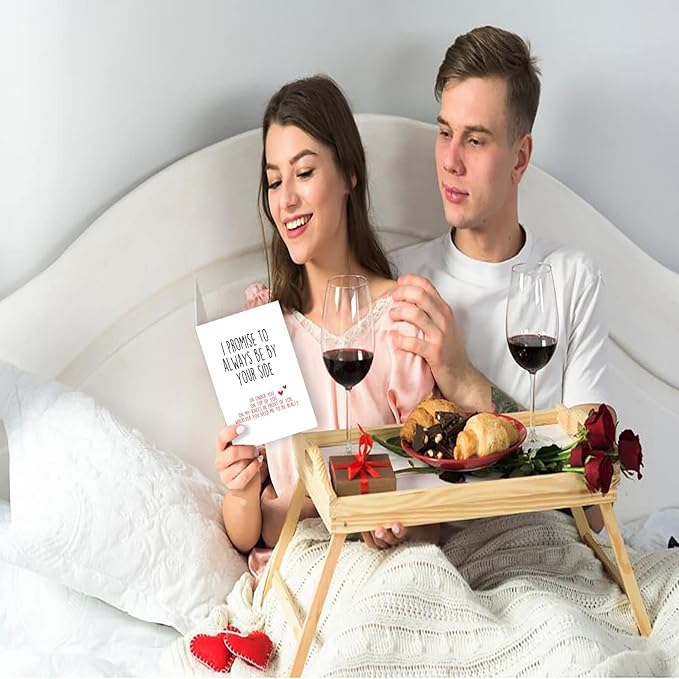 Funny Valentines Day Card With Envelope, Naughty Anniversary Birthday Card for Boyfriend Husband Fiance Girlfriend Wife Fiancee, I Promise to Always Be by Your Side…