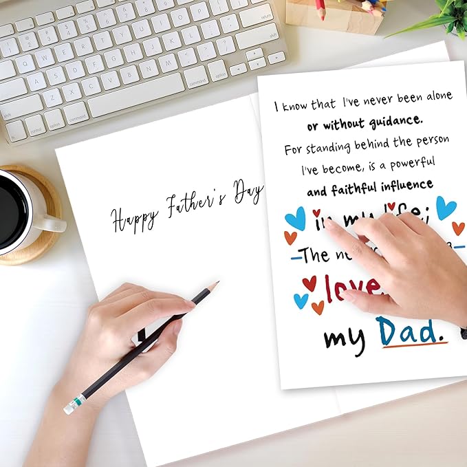 Funny Fathers Day Card Gift for Dad, Happy Birthday Gifts for Daddy from Daughter Son, Dad Birthday Card, Thank You Dad Card