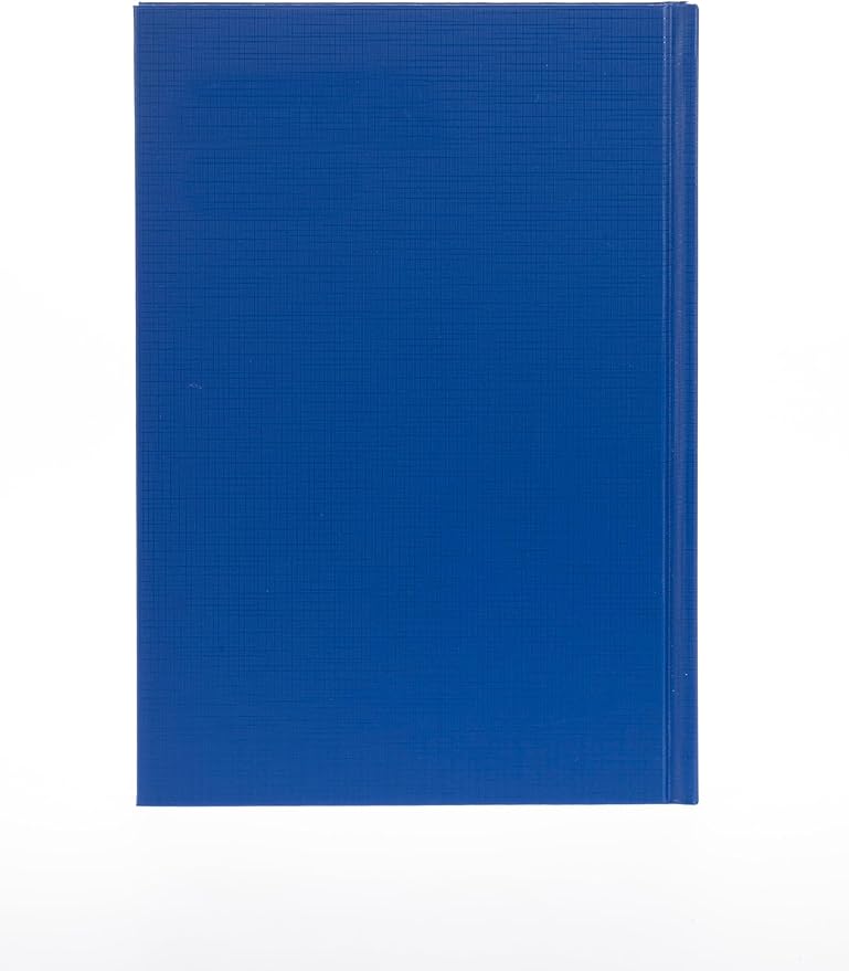 Collins Essential 2025 Business Diary - A5 Day to a Page with Appointments Planner with Leathergrain Hardback Cover - Blue - ESSA51A.60-25