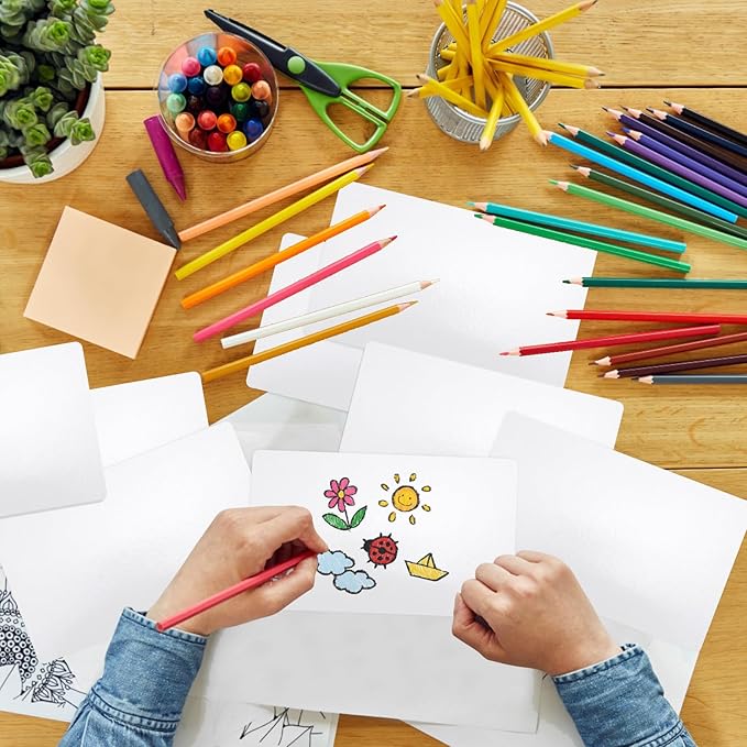 120Pcs Dry Erase Index Cards Notecards Blank Reusable Flash Cards Sheets Game Cards Study Business Note Cards for School Office Housework Taking To Do List(White, 3 x 5 Inch)