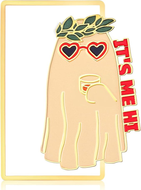 Funny Bookmarks for Women Men Music Lover Gifts Metal Book Marker Bulk Personalized Bookmark Gold Cute Cool Bookmarks Easter Gifts for Book Lovers Taylor Merch Coworker Reader Adults