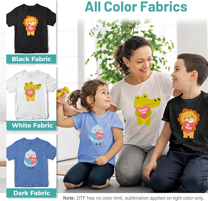 KASYU DTF Transfer Film Roll, A3 13" x 82ft Glossy Direct to Film for All Sublimation&DTF Printers,DTF Film for Sublimation Hack,Upgraded DTF Paper for All Color Fabric