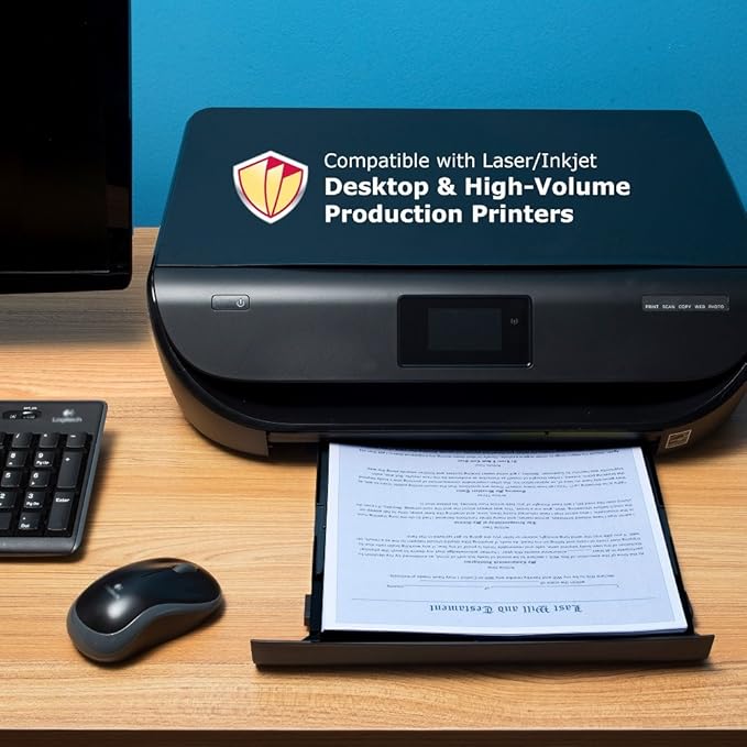 DocuGard Advanced Blue Multi-Purpose Security Paper, 7 Features, 8.5 x 11 Inches, 24 lb, 500 Sheets (04546)