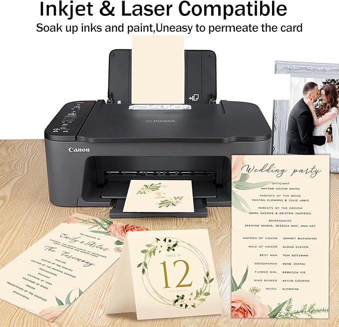 8.5x14 Cream Cardstock, 65lb Legal Thick Card Stock Paper 100 Sheets, Goefun Heavyweight Cardstock Printer Paper for Arts and Crafts, Posters, Brochures, Menus, Cards, Covers