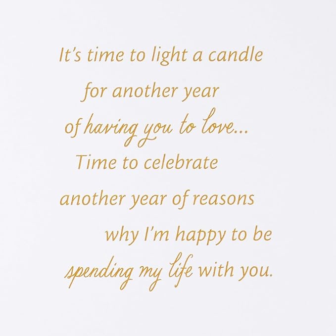 Hallmark Birthday Card for Husband, Wife, Boyfriend, Girlfriend (My Love)