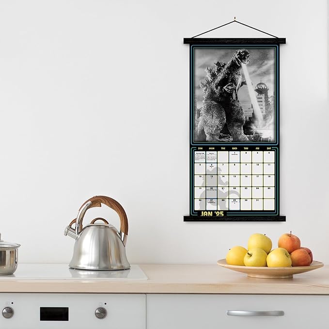 2025 Godzilla - Classic Wall Calendar & Magnetic Frame