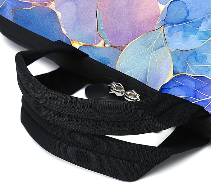 11.6-12.2 inches Laptop Sleeve Chromebook Case Ultrabook Case Notebook Sleeve Tablet Case Neoprene Handle Sleeve for Men Women, Two Pockets(Leaf)