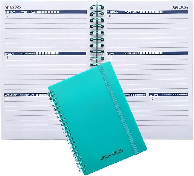 Cheneyboo 2024-2025 Planner - Monthly Weekly Daily Planner 2024-2025, July 2024- December 2025 Planner 18 Month Planner, 7.5"x10.2" Spiral Bound, Green