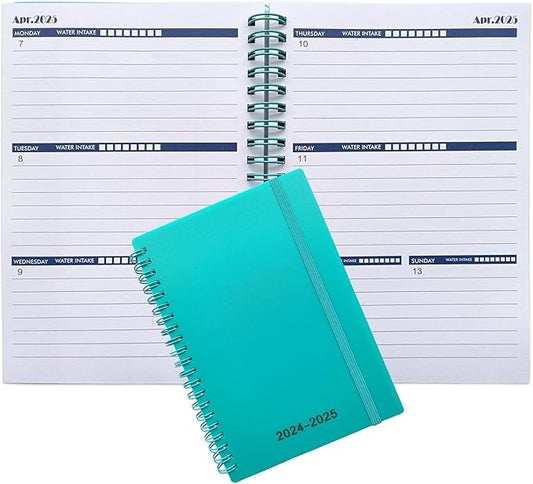 Cheneyboo 2024-2025 Planner - Monthly Weekly Daily Planner 2024-2025, July 2024- December 2025 Planner 18 Month Planner, 7.5"x10.2" Spiral Bound, Green