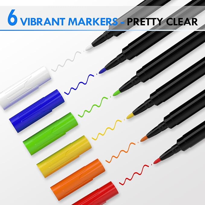 Magnetic Acrylic Calendar for Fridge,1 Pack 9"x13" Clear Fridge Calendar Dry Erase Magnetic Planning Boards Set(Blank Memo Board_Shu)