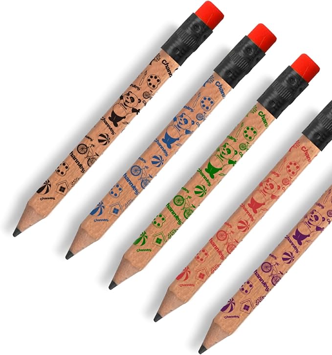 Channie's Extra Thick Pencils for Kids - Ideal for PreK and Kindergarteners Learning Handwriting - Box of 30 Pencils, Perfect for Classroom Prizes and School Supplies - Wooden