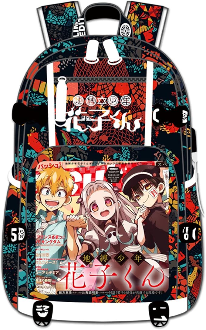 ISaikoy Anime Toilet Bound Hanako kun Backpack Satchel Bookbag Daypack School Bag Laptop Shoulder Bag Style12