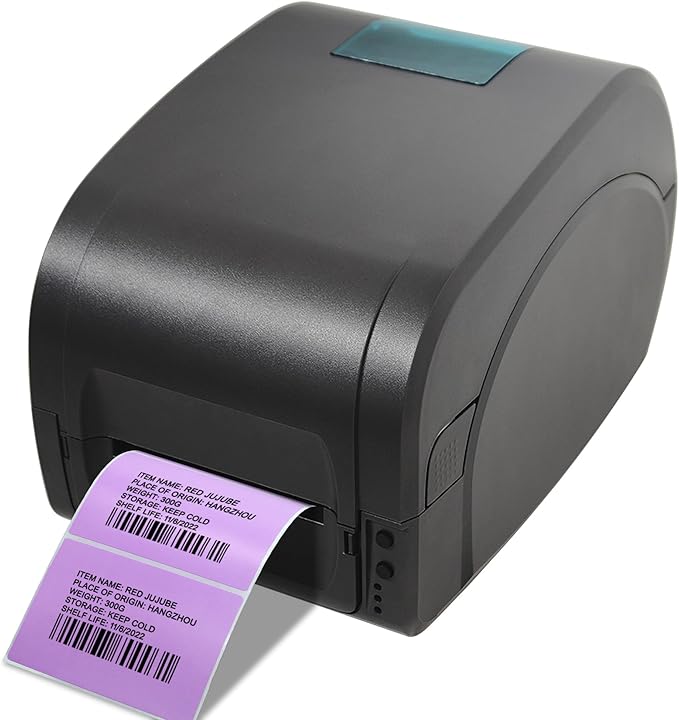Hybsk 3x2 inch Color Direct Thermal Labels for Shipping, Barcodes, Address, Compatible with Rollo Label Printer & Zebra Desktop Printers(3"x2",Purple)