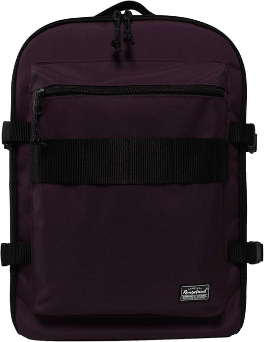 Lightweight Travel Backpack Hiking Daypack Laptop Bookbag, 17L Carry-on Personal Item Weekender Overnight Bag Unisex, Eggplant