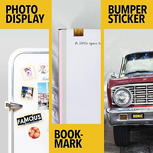 X-bet MAGNET Inkjet-Optimized Printable Magnetic Sheets - 8.5x11 Magnet Paper for DIY Stickers, Decorations, Labels - Easy to Print, Cut & Create Your Own Magnets (Matte, 7pcs)