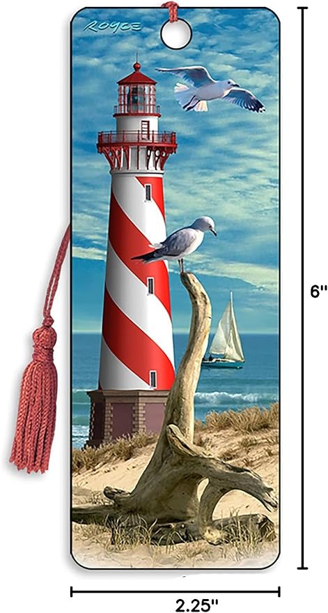 3D "Lighthouse" Royce Bookmark - by Artgame