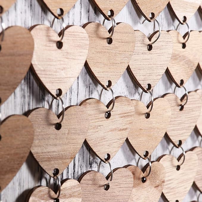 WINOMO Wooden Hanging Reminder Family Birthday Board Plaque Birthday DIY Calendar