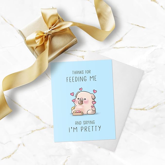 Mothers Day Card, Funny Card for Mom Birthday, For Her/Grandmother/Grandma/Stepmom/Aunt/Thank You Greeting Card