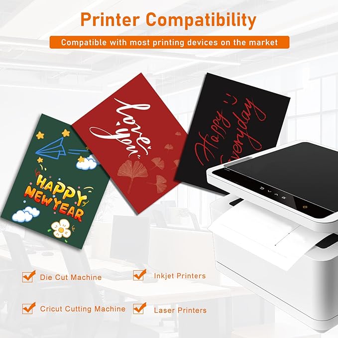 40 Sheets Dark Green Cardstock 8.5 x 11 Printer Paper, 75lb/200gsm Christmas Green Heavyweight Paper Card Stock for DIY Making Cards, School Crafting, Party, Office Printing, Greeting Cards