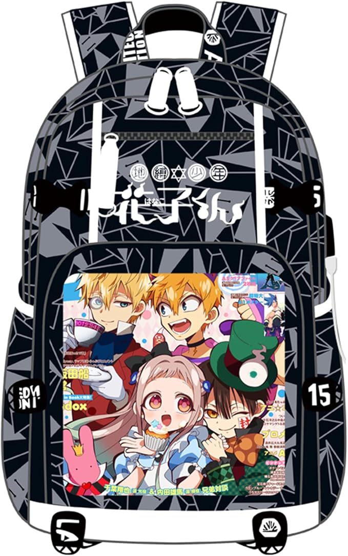 ISaikoy Anime Toilet Bound Hanako kun Backpack Satchel Bookbag Daypack School Bag Laptop Shoulder Bag Style19