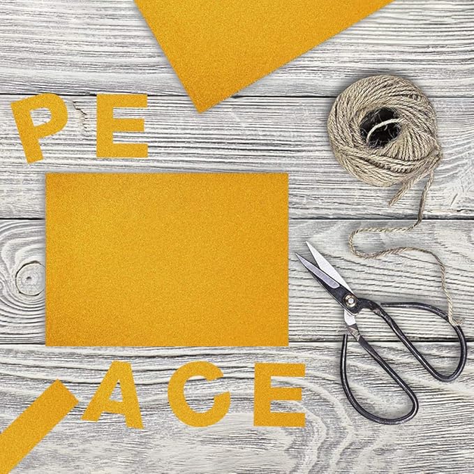 BigOtters 20 Sheets Glitter Cardstock, 10 Colors Premium Glitter Paper for Crafts, 8.5 x 11 Inches, 250GSM