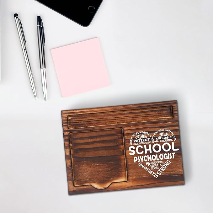 School Psychologist Gift Self-Stick Note Pad Holders, School Psychologist Gifts for Women, School Psychologist Office Gift, Thank You Gifts for School Psychologist School Counseling SD129