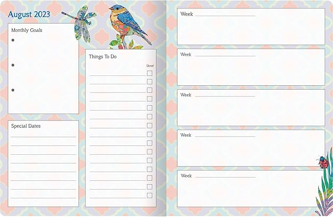 WSBL Ladybird 2024 Monthly Planner (24997050007)