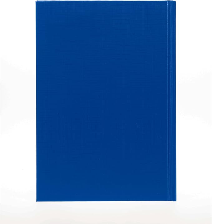 Collins Essential 2025 Business Diary - A4 Day to a Page Planner with Leathergrain Hardback Cover - Blue - ESSA41.60-25