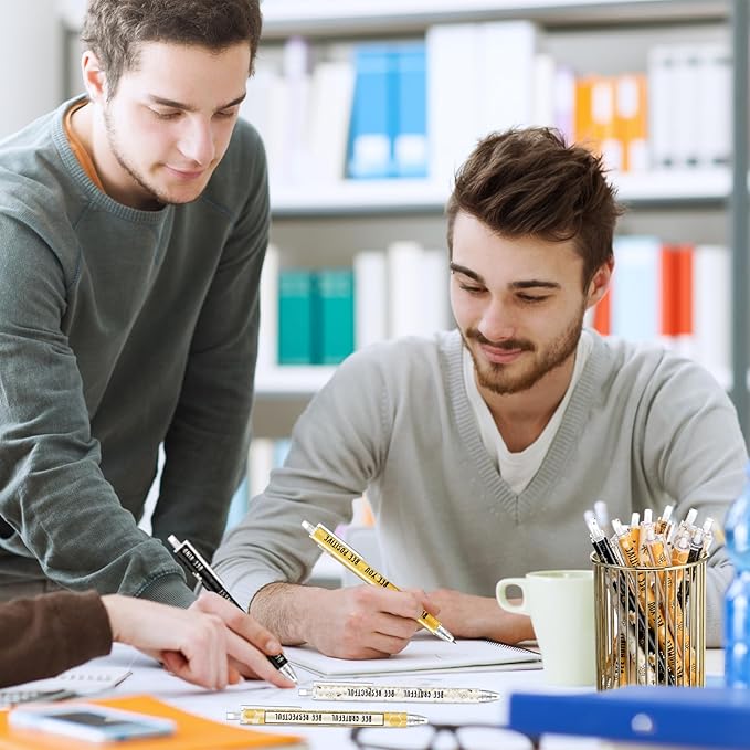 Jetec 30 Pcs Bee Pens Gifts Inspirational Cute Ballpoint Pens Bulk Motivational Employee Appreciation Black Ink for Bee Lovers Thank You Gifts