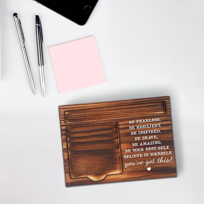 Funny Encouragement for Men Women, Support, Get Well, You Got This Motivate, Promotion,Cheer Up Gift for Him Her Coworker Friends Assistant Office Desk Self-Stick Note Pad Holders SD127