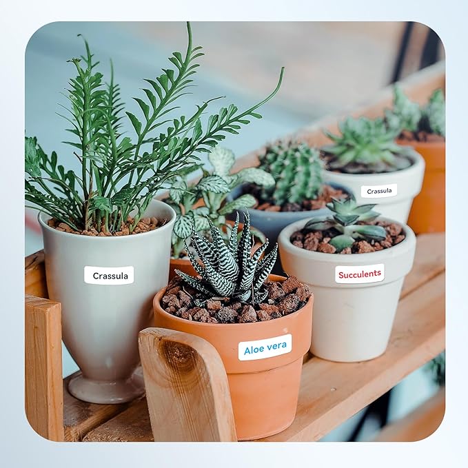 NIIMBOT Thermal Transfer Labels 0.47''x1.57'', Only for B18 Label Maker, PET Material, Waterproof and High-Temperature Resistance, Long Storage Time, White(12x40mm-150)