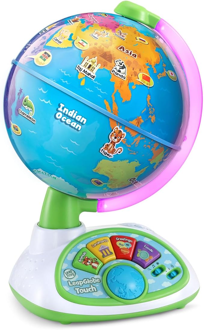 LeapFrog LeapGlobe Touch Interactive Globe for Kids Ages 3 and up