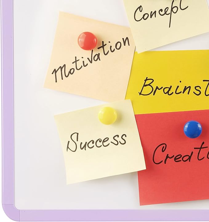 Mr. Pen- Dry Erase Board, 14” x 11” with a Black Dry Erase Marker, Purple Frame, Small White Board Dry Erase, Dry Erase Board Small Dry Erase Board, Small Whiteboard