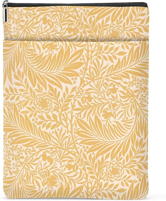 Botanical Book Sleeve, Classic Flower Book Covers for Paperbacks, Floral Book Pouch Book Protector, Book Lovers Gifts for Women Girls Freinds, Book Accessories Book Club Gifts Christmas Birthday Gifts