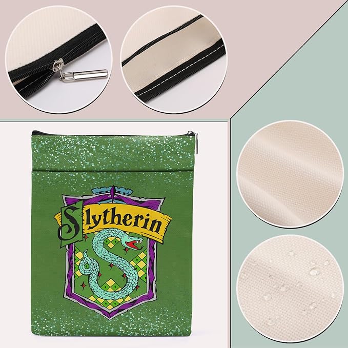 Magic Stuff Snake Magic House Book Sleeve Book Cover Book Lovers Gifts Book Club Gifts Wizard Book Protector Book Gifts for Readers Women Magic Movie Fans Bibliophile Bestie Graduation Birthday Gifts