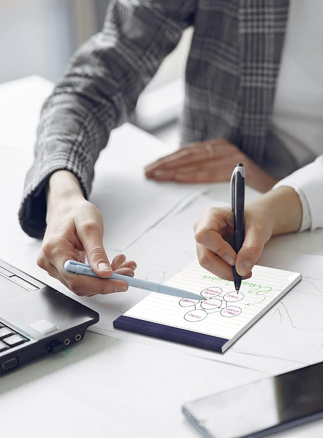 Notepads 4x6 Inch Grocery List Pads 8 Pack Shopping List Pad Small Note Pads for Office Supplies Lined Paper To Do List Notepad of Work Memo Pad for Checklist Organizer Writing Pads of Paper 30 Sheets