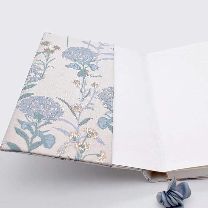 BLBMH Dandelions Book Covers for Paperbacks Book Cover Fit for 5.5x8.2 inch Adjustable Book Sleeve Cover for A5 Books Softcover Protector for Notebook - Blue