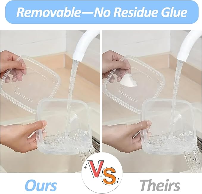 300 Pcs Restaurant Quality Shelf Life Food Rotation Labels, 2” x 3” Self-Adhesive Removable Freezer Food Labels Stickers, Perfect for Reusable Containers, Easy to Remove, Food Safety Date Sticker